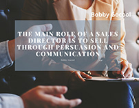 The main role of a sales director