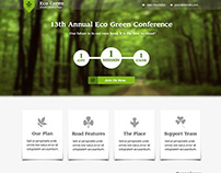 Eco Green Landing Page