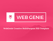 WebGenie Creative MultiPurpose PSD Template