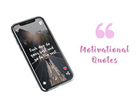 Motivational Quotes App Design