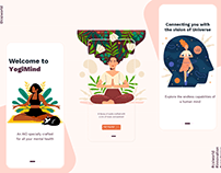 Health app design - Yoga & Meditation
