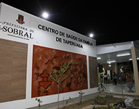 inauguração do centro de saúde da família de Taperuaba