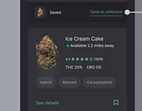 Cannabis app — Save to multiple collections
