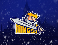 Kings team mascot logo
