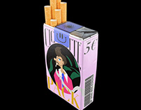 Cigarette Soft Pack Mockup