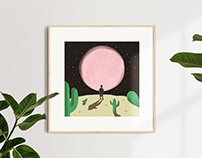 Pink Moon: illustrated tribute to Nick Drake
