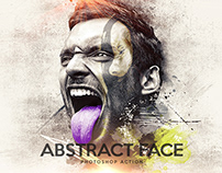 Abstract Face - Photoshop Action