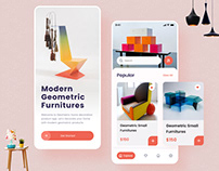 odern Furniture Mobile App Design