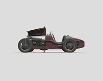 Amilcar C6 low poly