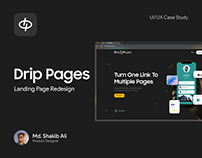 Drip Pages : Redesign Case Study