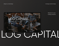 LogCapital/Trading company - Website design