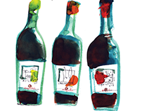 Illustrations & wine labels / AMPELEIA