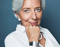 Chrstine Lagarde by Dusan Reljin (ELLE FR)