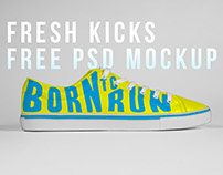 Fresh Kicks: Free Skate Shoe Mockup PSD