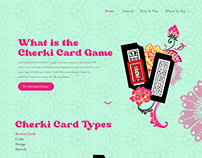 Cherki Card Game Website Design