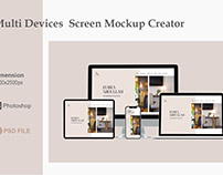 Multi Devices Screen Mockup Creator