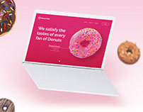 Donut shop - Website design