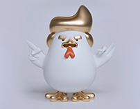 Year of the Rooster // Trump Chicken