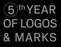 5th year of logos & marks