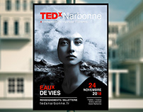 TEDx Narbonne : Campagne, Affiche, Site Web, Brochure..