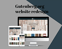 Gutenberg.org website redesign