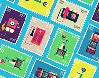 Hello - Stamp Design
