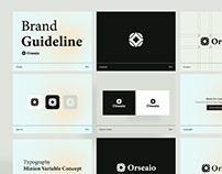 Brand Identity guidelines for orseaio.
