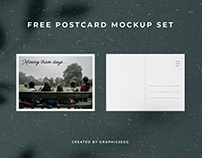Postcard Mockup Set