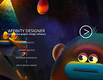 Affinity Designer weg page illustration