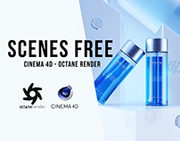 Octane Render - CD4 FREE SCENES BY Oscar creativo
