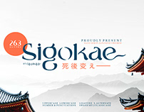 Sigokae Japanese Inspired Font