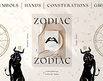 Zodiac Celestial Constellations Set