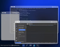 MAC cum Windows 11 Concept Design | UI Design | Blue