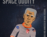 Space Oddity Cover, A Motion Graphic Experiment