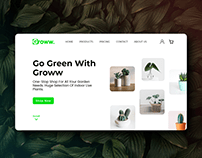 Groww plants online UI concept