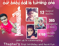 Thashwi - Birthday Invite