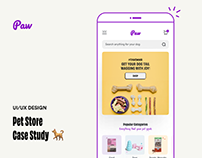 Paw - Pet Store UI/UX Case Study