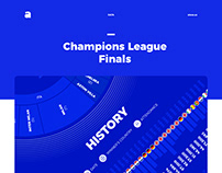 Champions League Finals - Data analysis Infographic