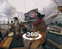 Pirate battle on «LIBAVA» sailer