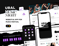 UMN / Website & App for Music festival