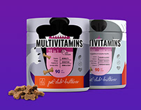 Packaging of vitamins for dogs