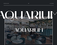 UX/UI design seafood restaurant