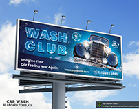 Car Wash Billboard Template