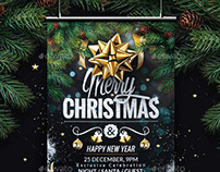 Merry Christmas Flyer Template