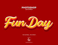 Free Fun Day Photoshop Text Effect