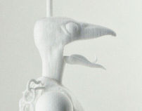 Birdman: Rapid prototyped 3D moveable sculpture