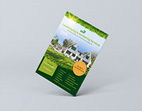 Landscaping & Gardening Service Flyer Design