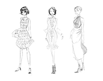 Practice fashion illustrations