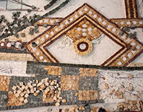 Mosaic outdoor. Church St. Konstanti I Elena-Macedonia