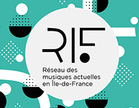 Logo and brand design for RIF (music association)
